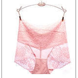 High-Waisted Abdominal Lace Ultra-Thin Breathable Panties