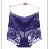 High-Waisted Abdominal Lace Ultra-Thin Breathable Panties