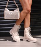 Glossy Crystal Boots