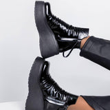 Thick Sole Zipper Chic Ankle Boots