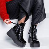 Thick Sole Zipper Chic Ankle Boots