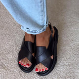 Women's Leather Casual Beach Sandals
