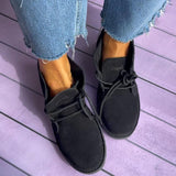 Women's Soft Sole Lace Up Desert Boots