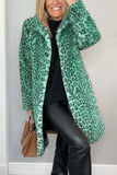 Comfy Leopard Print Fur Coat