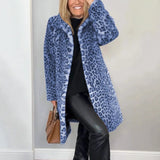 Comfy Leopard Print Fur Coat