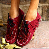 Soft Faux Fur Crystal Embroidered Shoes