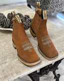 Men's Genuine Leather Western Cowboy Boots