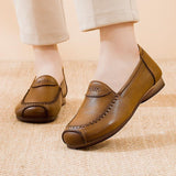 Genuine Leather Non-Slip Loafers