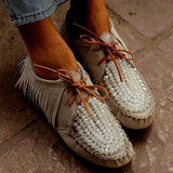 Soft Faux Fur Crystal Embroidered Shoes