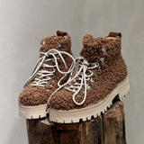 Lace-Up Teddy Martin Boots