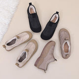 Soft Sole Plus Velvet Casual Comfortable Waterproof Cotton Shoes