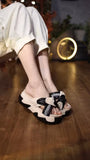 Stylish Thick Sole Half Slippers
