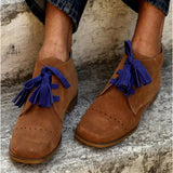 Women's Lace-Up Chic Suede Shoes