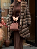 Women's Fur Coat Mink Coat Occupy Winter Casual Warm Coat