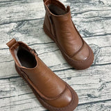 Women's Genuine Leather Soft Sole Boots