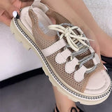 Women's Summer Mesh Rhinestone Sandals