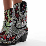 Women's Rhinestone Western Boots