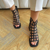 Block Heel Gladiator Sandals