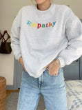 Empathy Embroidered Sweater