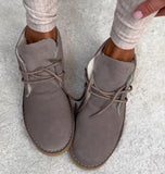 Women's Winter Soft Suede Desert Boots