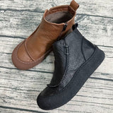 Women's Genuine Leather Soft Sole Boots