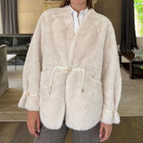 Elegant Eco-friendly Fur Coat