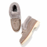 Suede Fur Women's Snow Boots