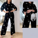 Shining Star Velvet Two-Piece Suit