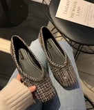 Rhinestone Sparkling Flat Shoes