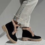 Plush Suede Non-Slip Women's Boots