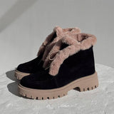 Plush Suede Non-Slip Women's Boots