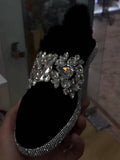 Hot Selling Shiny Rhinestone Warm Shoes