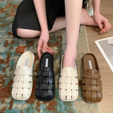 Cute Braided Round Toe Super Soft Sole Slippers