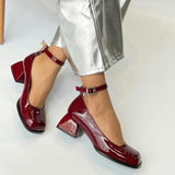 Women's Patent Leather Platform Shoes