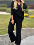 Casual Stretch Knit Suit