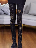 Heart-Shaped Diamond-Studded Velvet Jeans