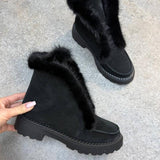 Plush Suede Non-Slip Women's Boots