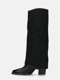 Canvas Flaps and Metal Eyelets Boots