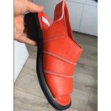 Women's Leather Soft Sole Velcro Sandals