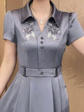 Women's Elegant Short Sleeve Dress