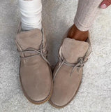 Women's Winter Soft Suede Desert Boots