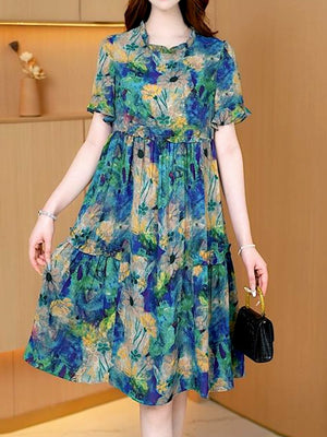 Women's Cute Floral Print Dress