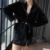 Elegant Eco-friendly Fur Coat