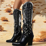 Women's Rhinestone Embroidered Western Boots