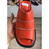 Women's Leather Soft Sole Velcro Sandals