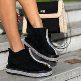 Sparkling Rhinestone Winter Custom Design Boots