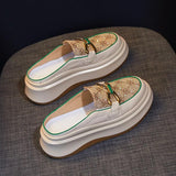 Ladies New Shiny Platform Shoes