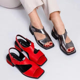 Women's Flat Casual Leather Sandals