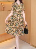 Women's Printed Casual Cute Dress