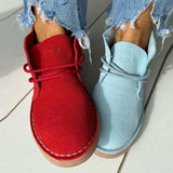 Women's Soft Sole Lace Up Desert Boots